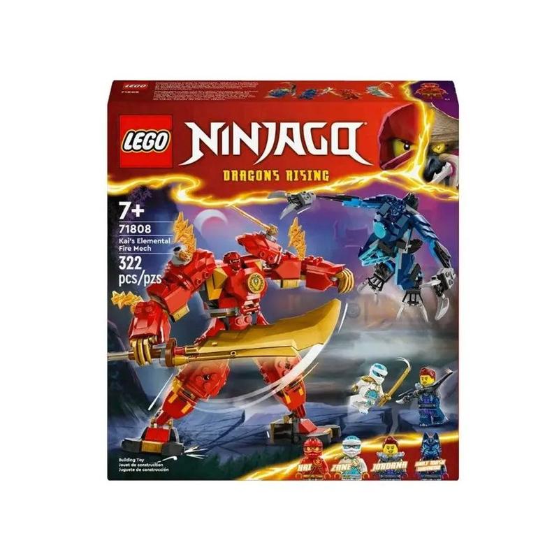 Lego Ninjago Set Robô do Fogo Elemental do Kai 71808 - 322 Pcs
